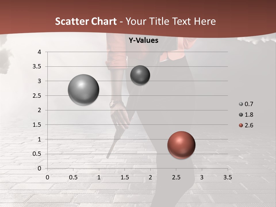 Adult Pose Person PowerPoint Template