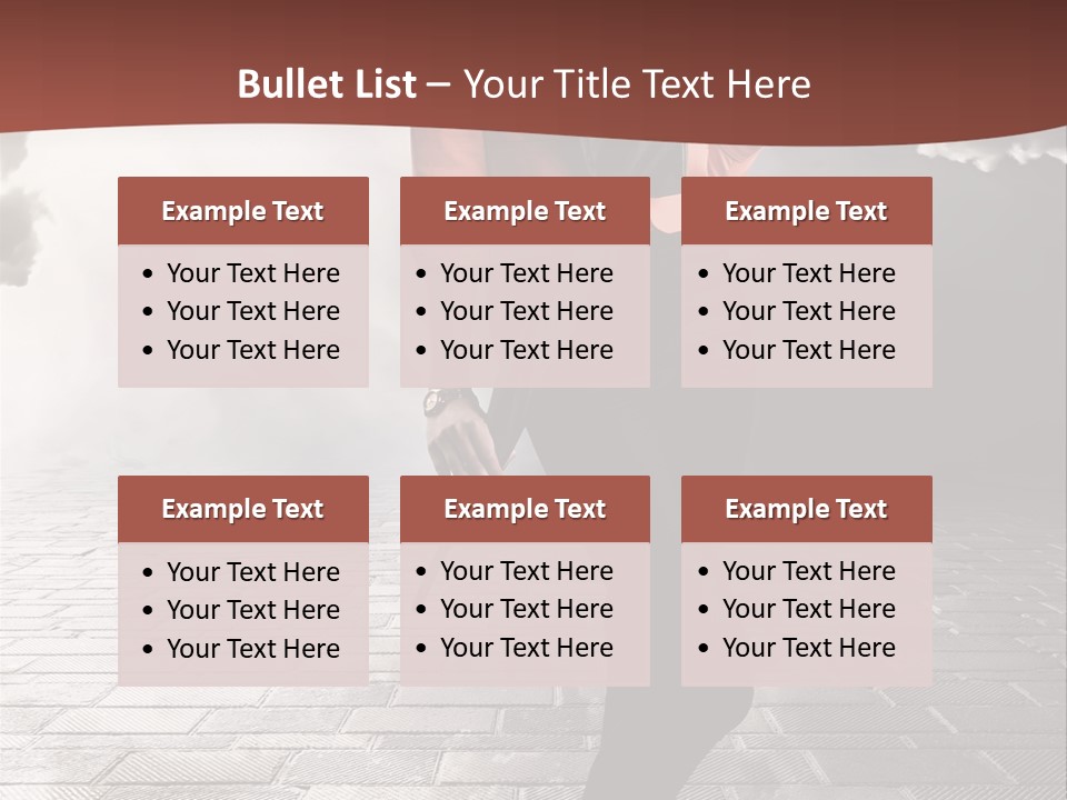 Adult Pose Person PowerPoint Template