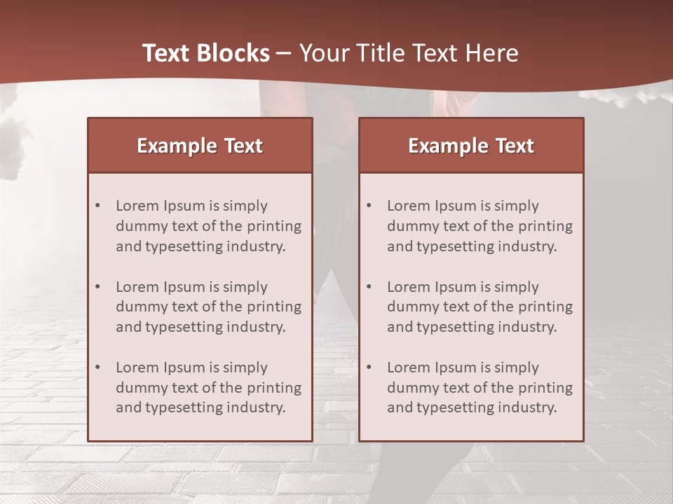 Adult Pose Person PowerPoint Template