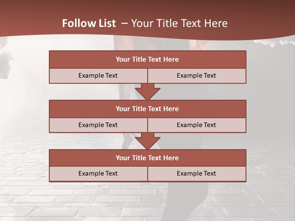 Adult Pose Person PowerPoint Template
