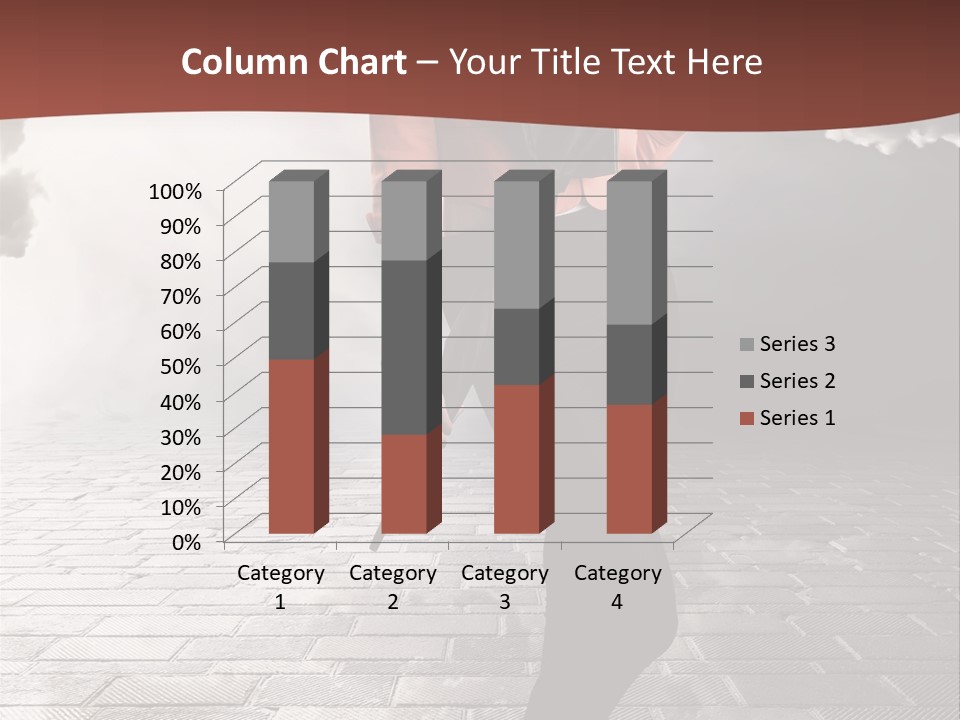 Adult Pose Person PowerPoint Template