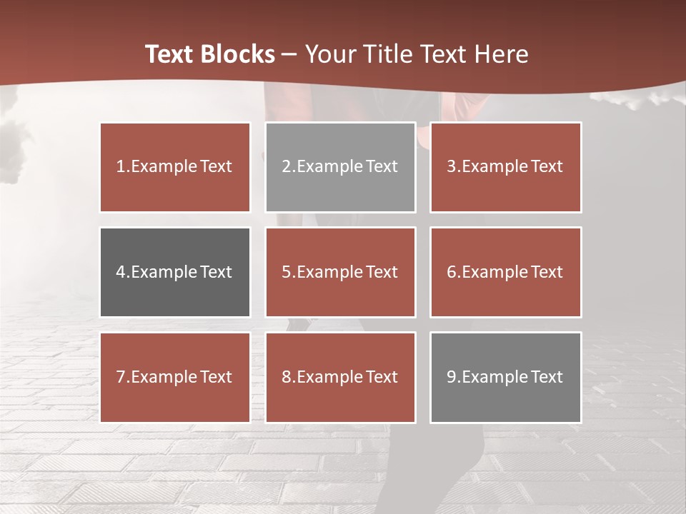 Adult Pose Person PowerPoint Template