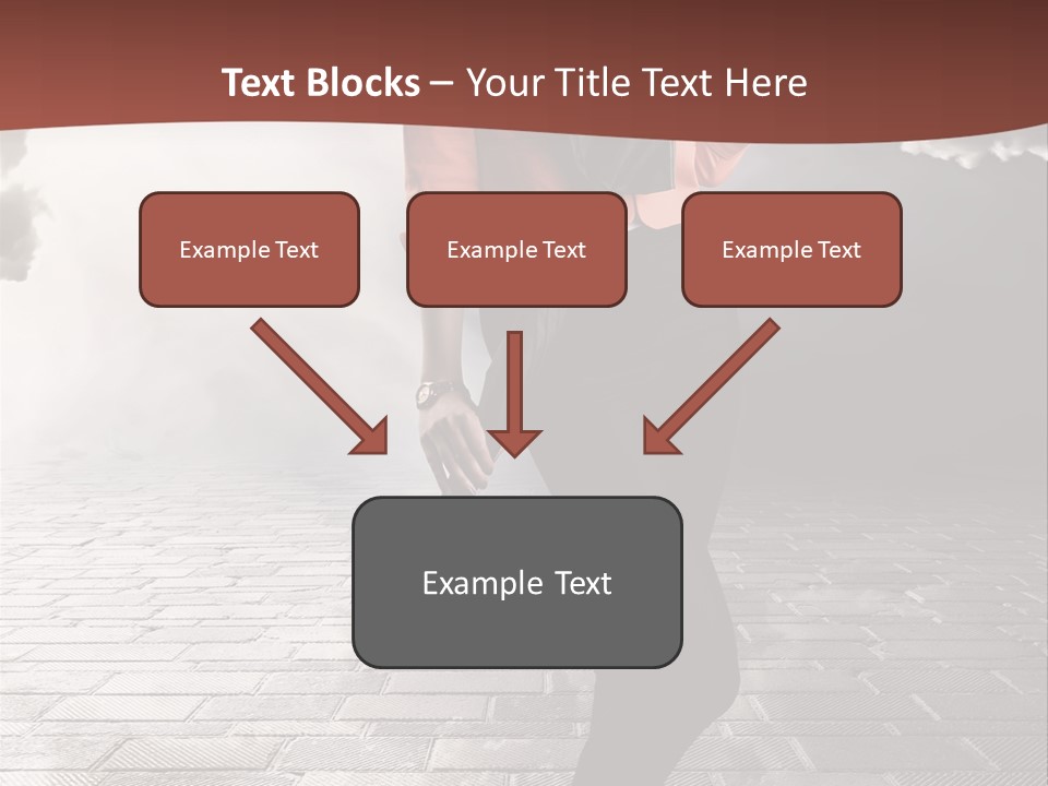 Adult Pose Person PowerPoint Template
