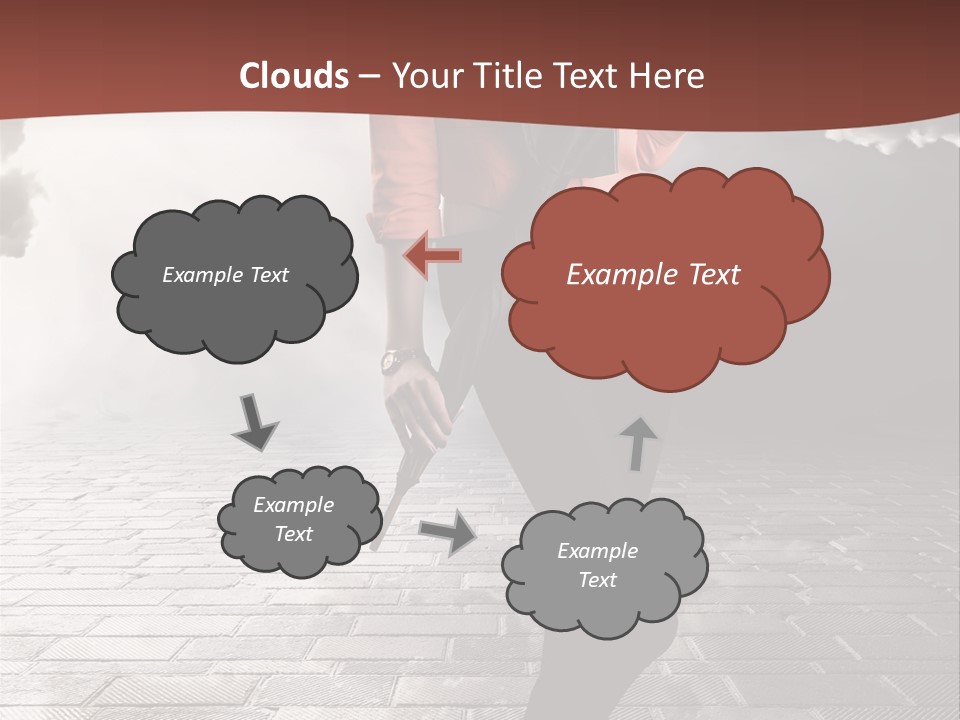 Adult Pose Person PowerPoint Template