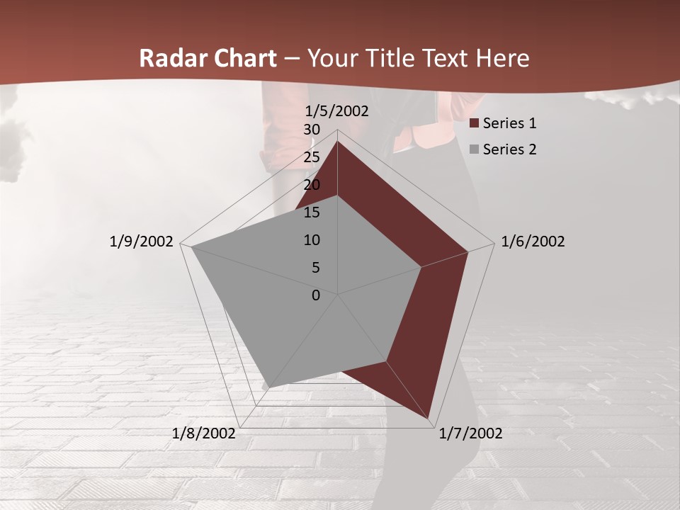 Adult Pose Person PowerPoint Template