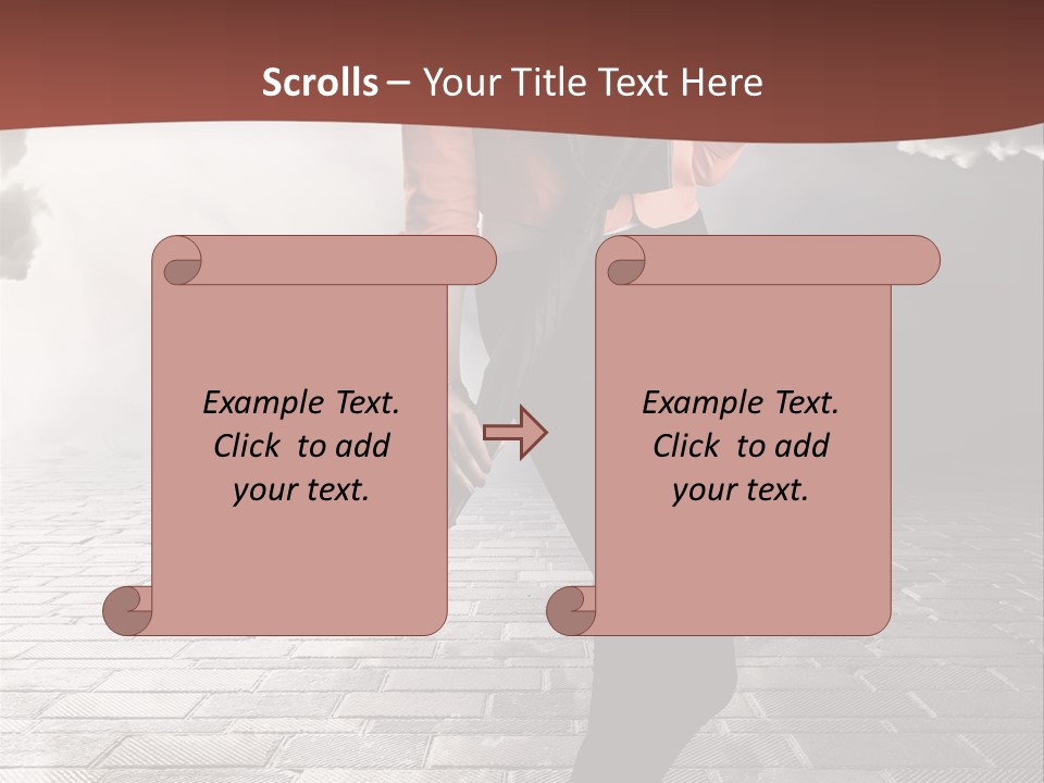 Adult Pose Person PowerPoint Template