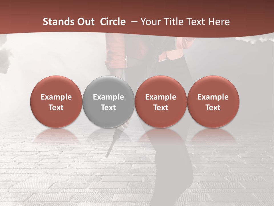 Adult Pose Person PowerPoint Template