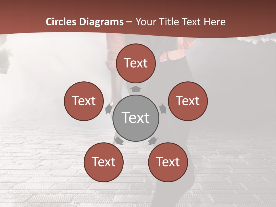 Adult Pose Person PowerPoint Template