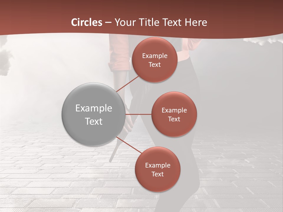 Adult Pose Person PowerPoint Template