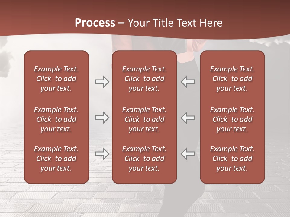 Adult Pose Person PowerPoint Template