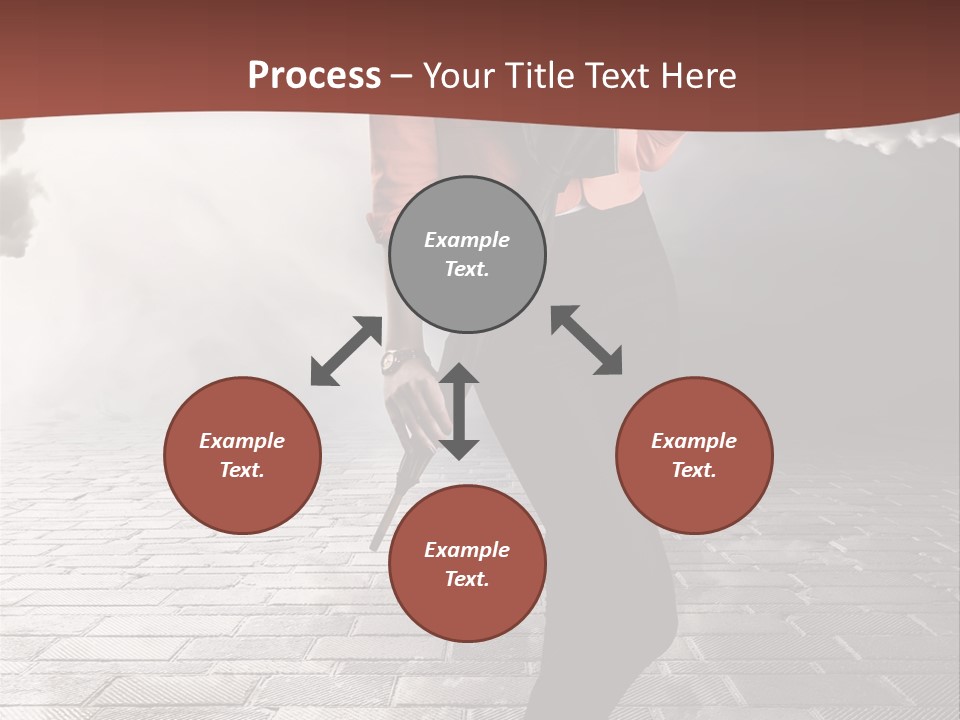 Adult Pose Person PowerPoint Template