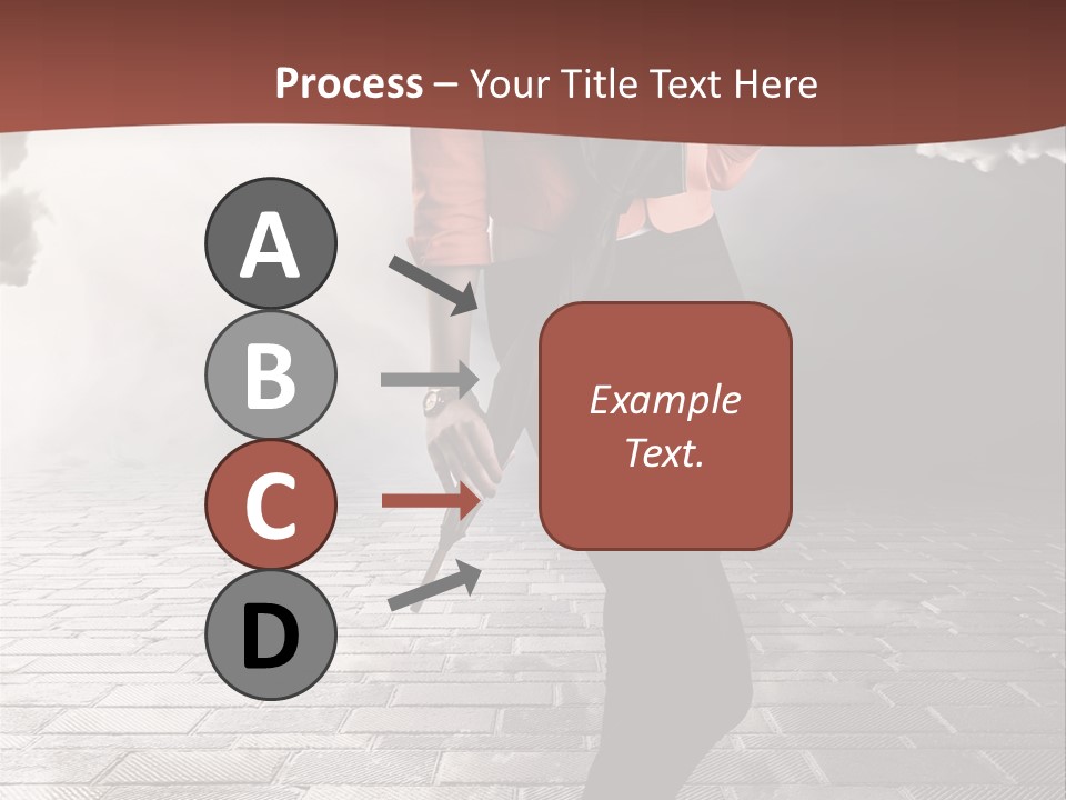 Adult Pose Person PowerPoint Template