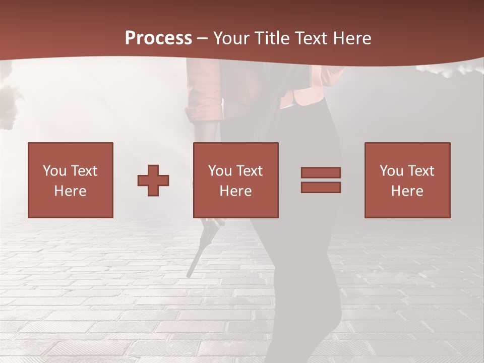 Adult Pose Person PowerPoint Template