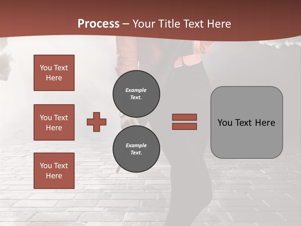 Adult Pose Person PowerPoint Template