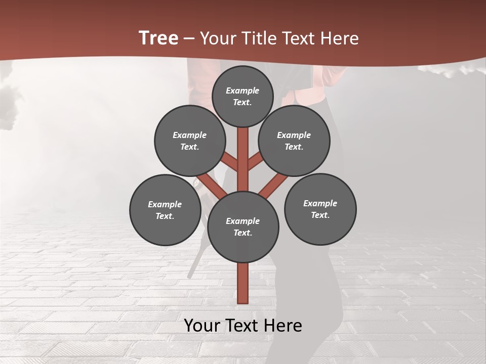 Adult Pose Person PowerPoint Template