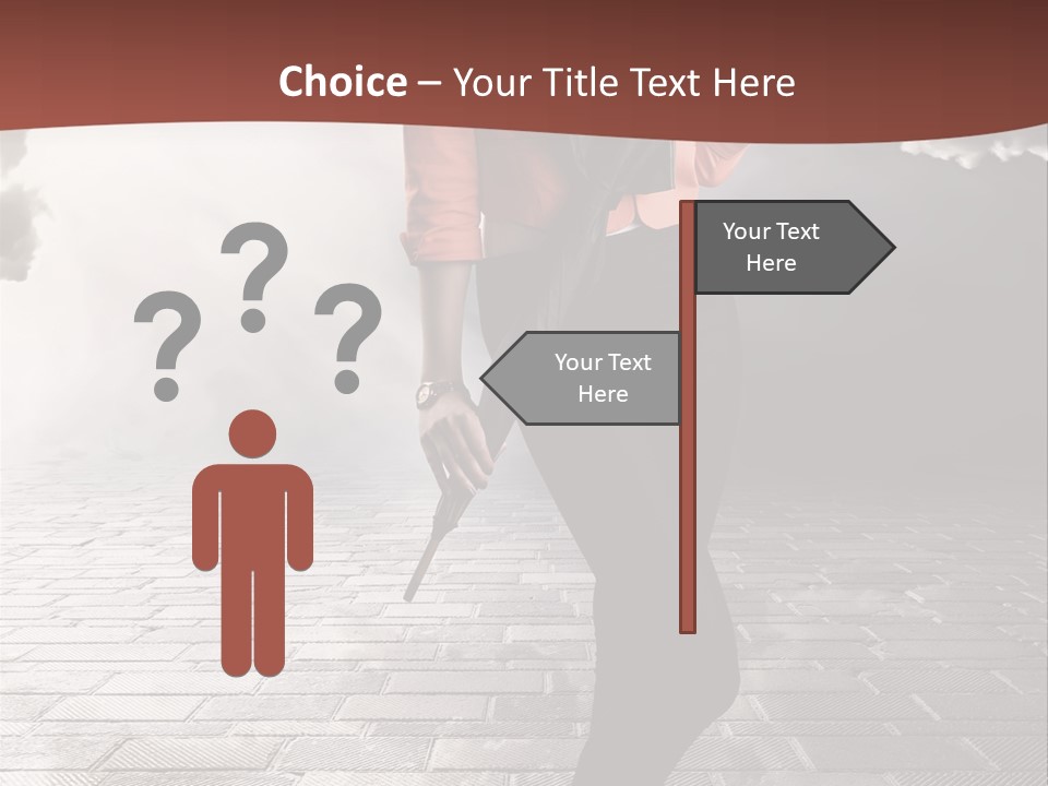 Adult Pose Person PowerPoint Template