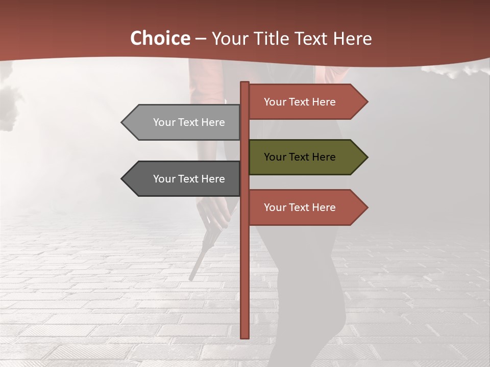 Adult Pose Person PowerPoint Template