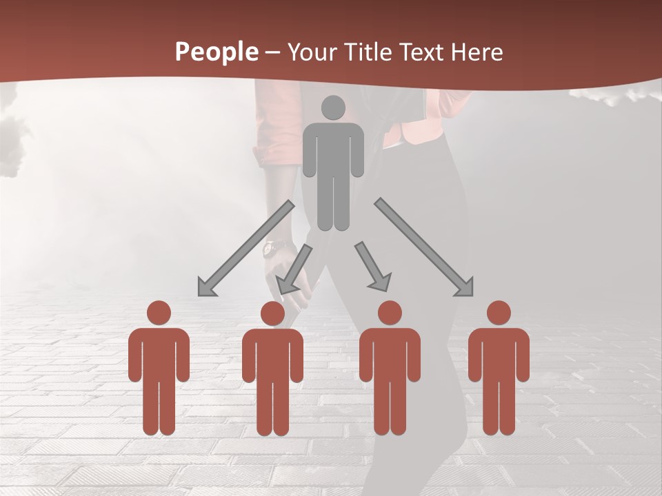 Adult Pose Person PowerPoint Template