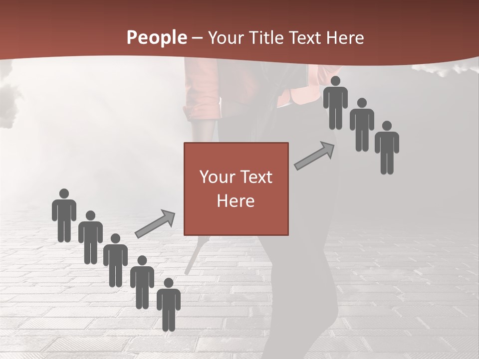 Adult Pose Person PowerPoint Template