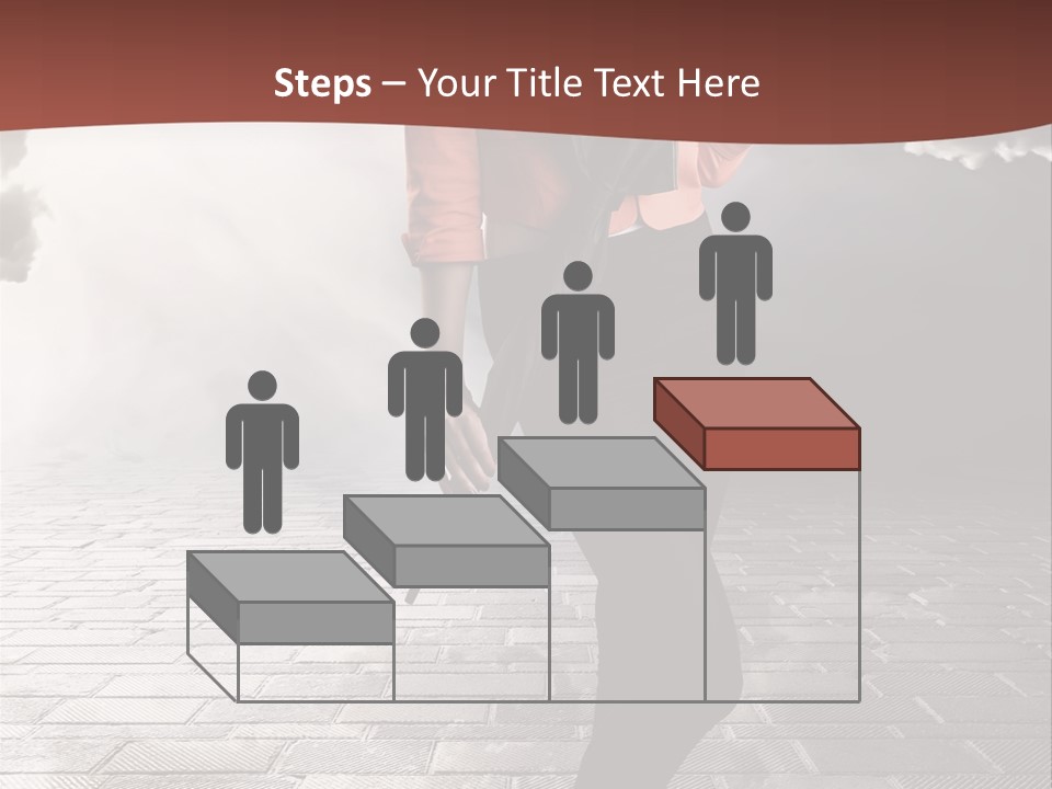 Adult Pose Person PowerPoint Template