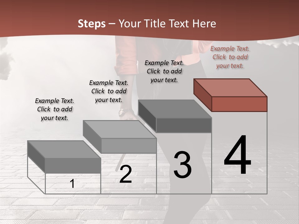 Adult Pose Person PowerPoint Template