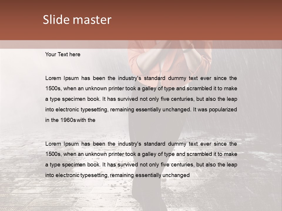 Beauty Black Color PowerPoint Template