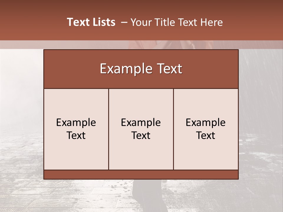 Beauty Black Color PowerPoint Template
