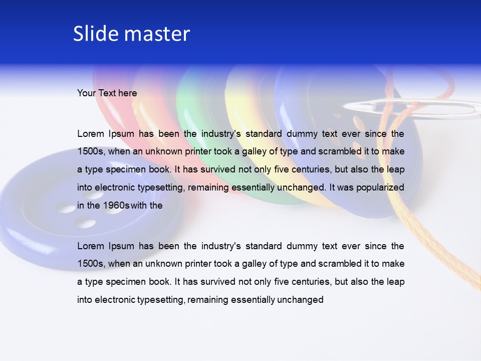 Circle Round Yellow PowerPoint Template