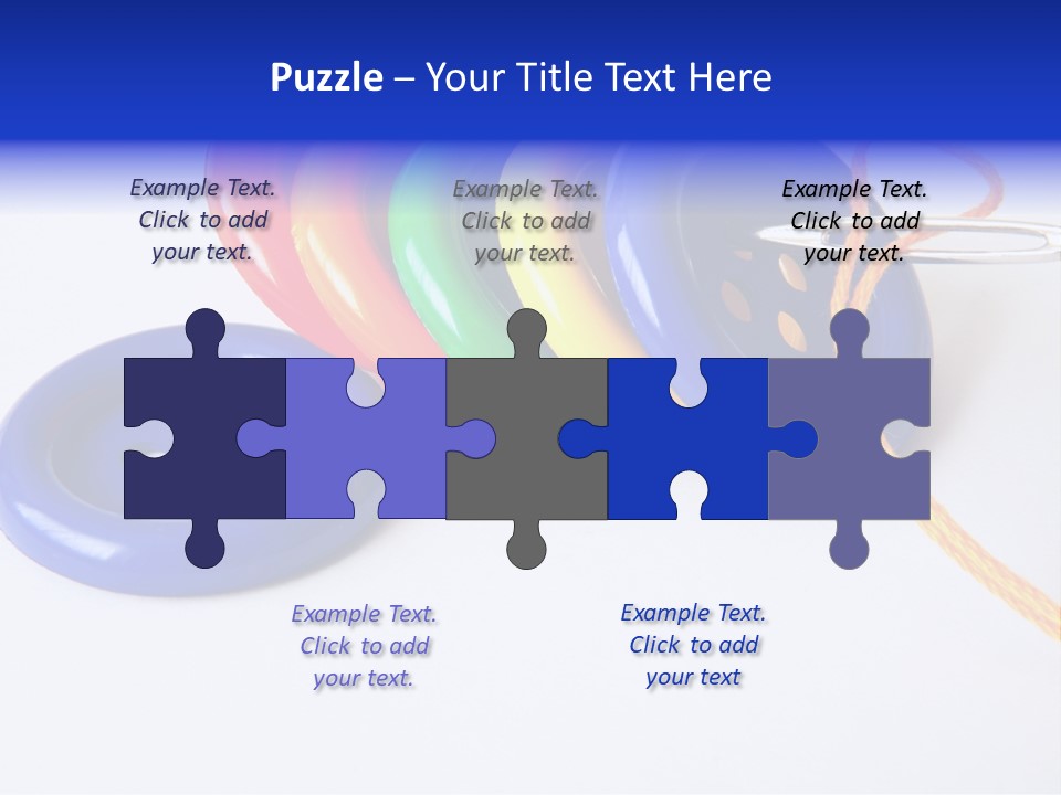 Circle Round Yellow PowerPoint Template