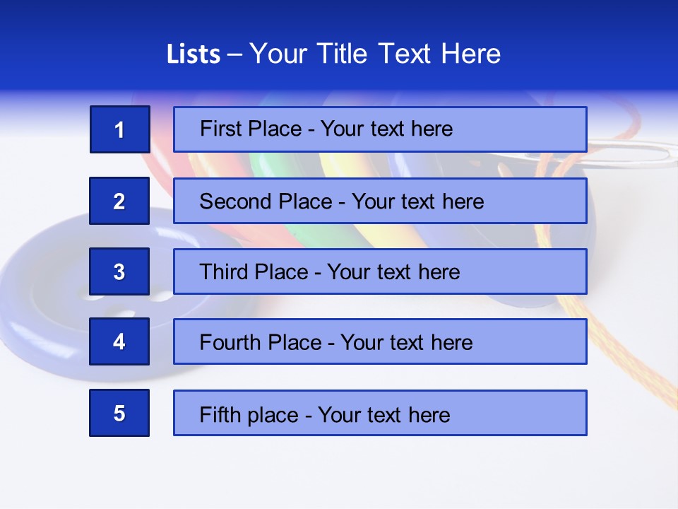 Circle Round Yellow PowerPoint Template