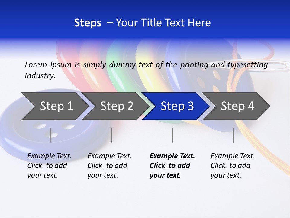 Circle Round Yellow PowerPoint Template