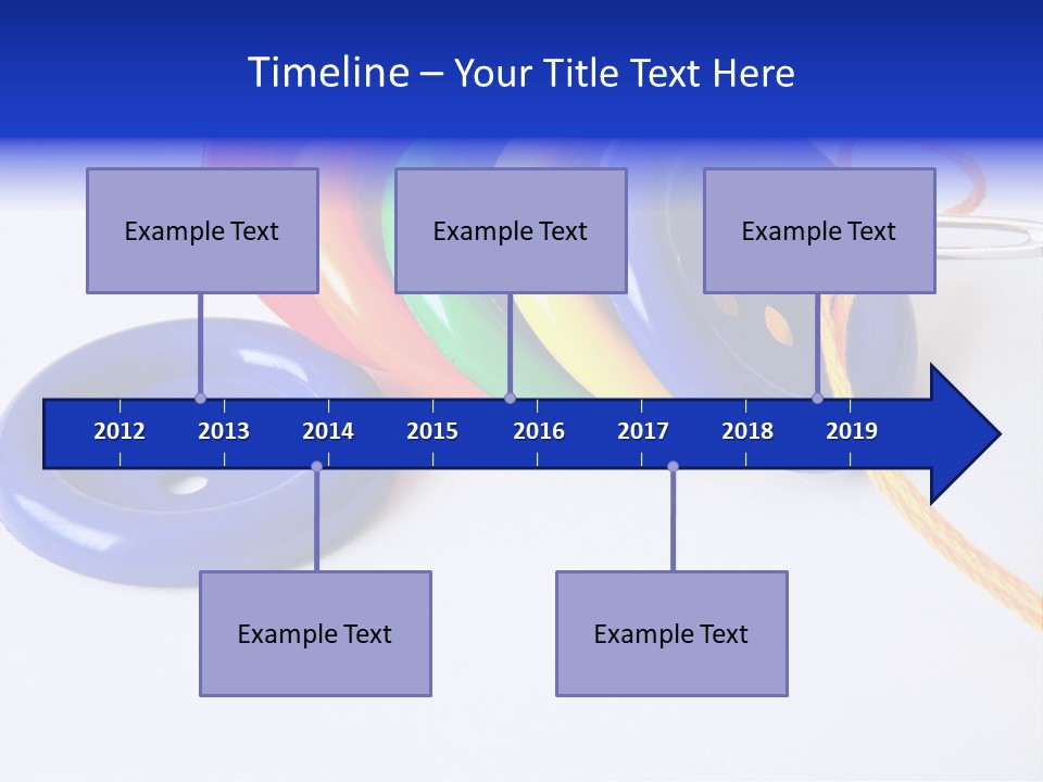 Circle Round Yellow PowerPoint Template