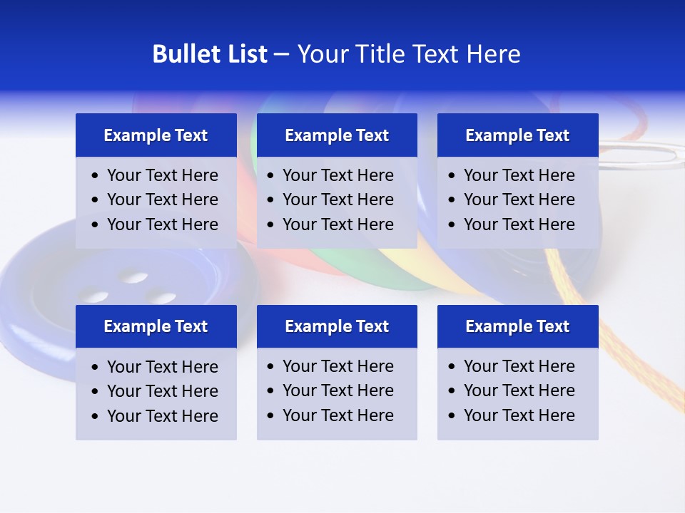 Circle Round Yellow PowerPoint Template