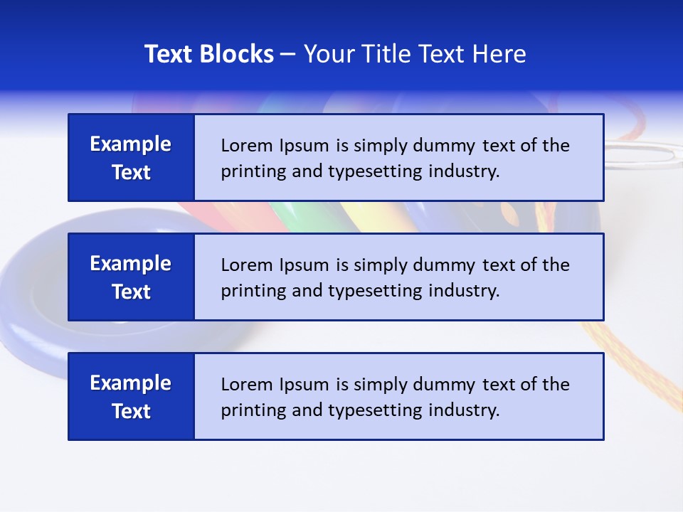 Circle Round Yellow PowerPoint Template
