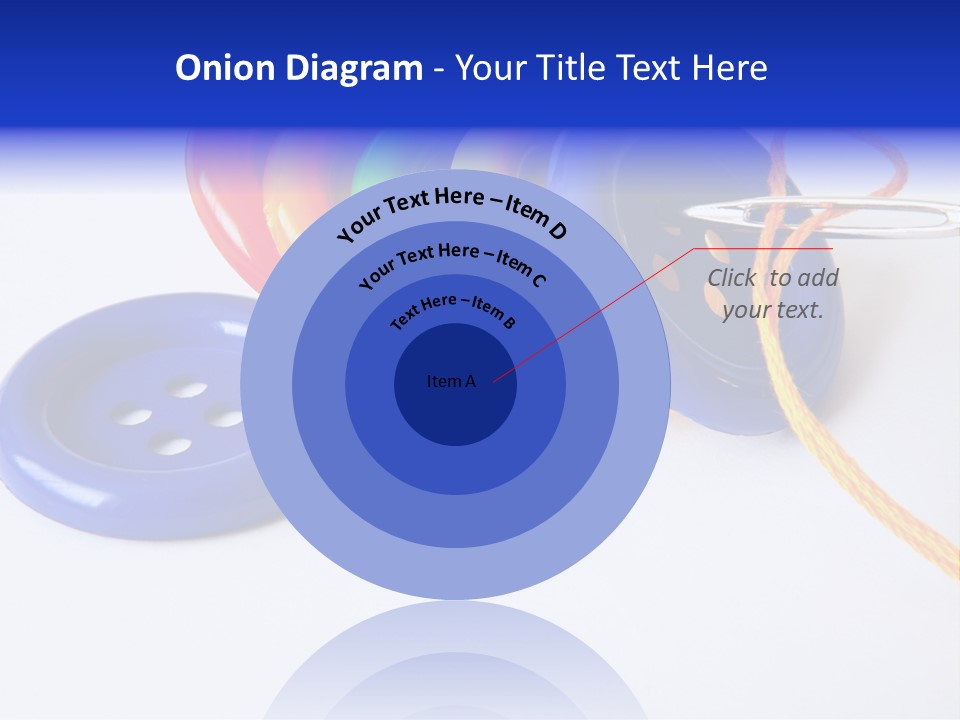 Circle Round Yellow PowerPoint Template