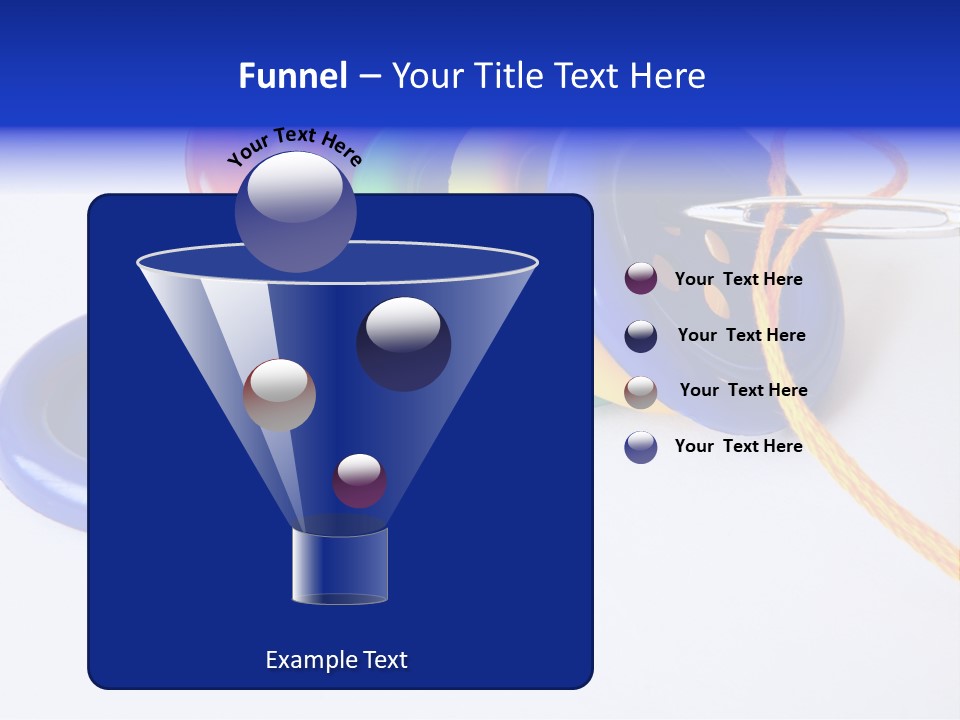 Circle Round Yellow PowerPoint Template
