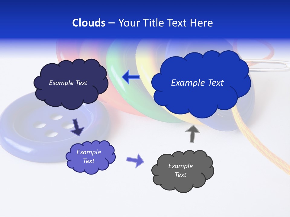Circle Round Yellow PowerPoint Template
