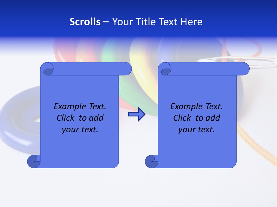 Circle Round Yellow PowerPoint Template