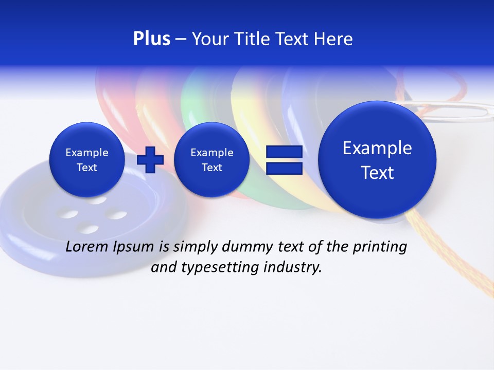 Circle Round Yellow PowerPoint Template