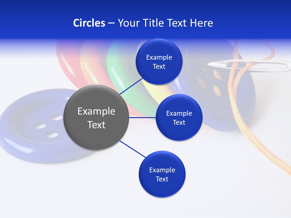 Circle Round Yellow PowerPoint Template