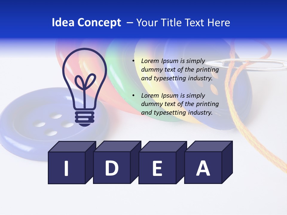 Circle Round Yellow PowerPoint Template