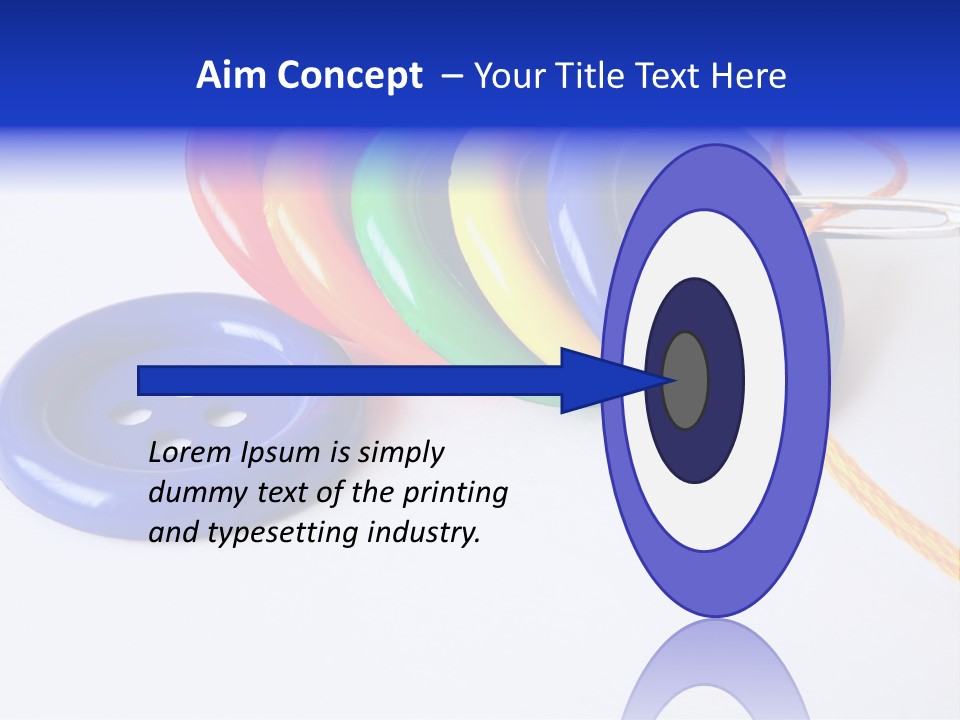 Circle Round Yellow PowerPoint Template