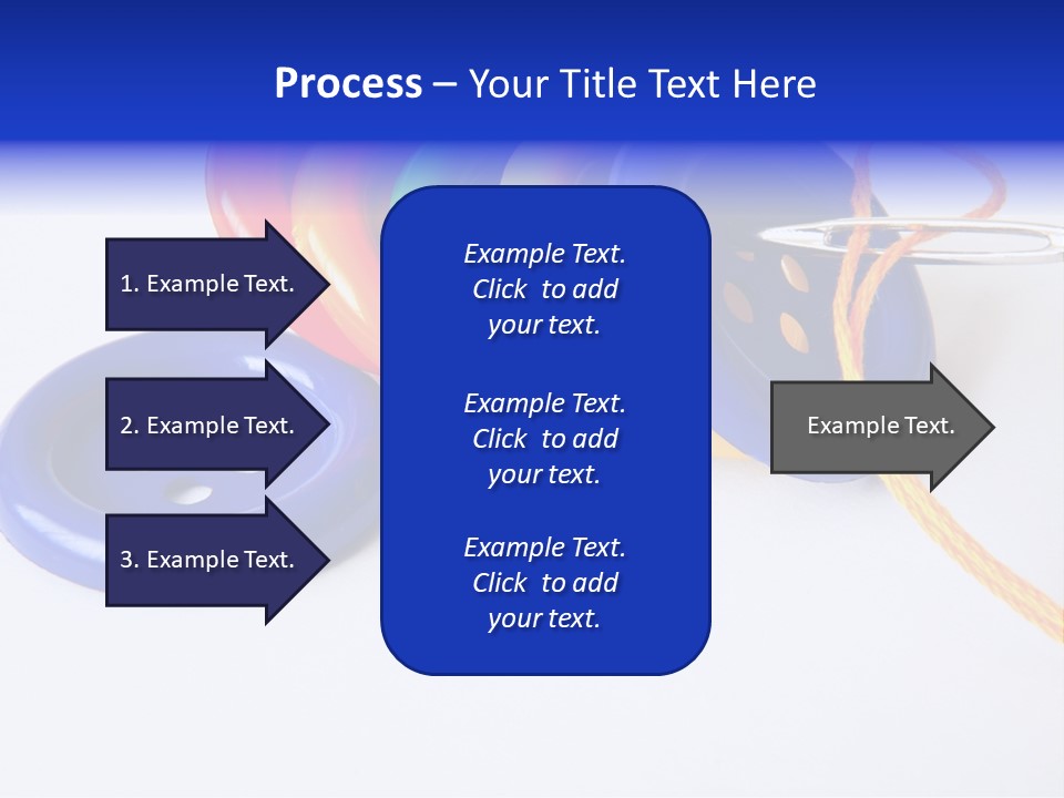 Circle Round Yellow PowerPoint Template