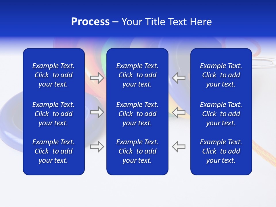 Circle Round Yellow PowerPoint Template