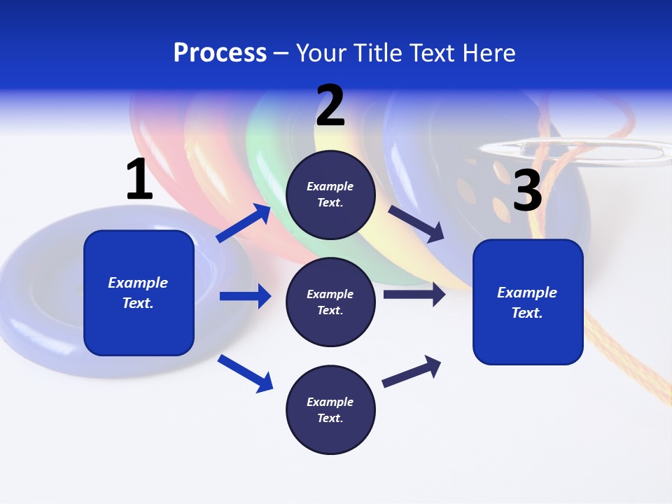 Circle Round Yellow PowerPoint Template