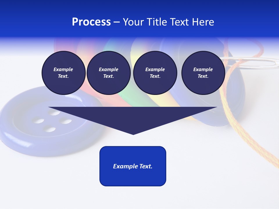 Circle Round Yellow PowerPoint Template