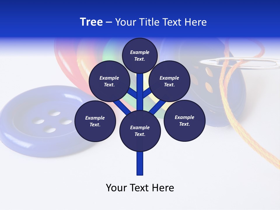 Circle Round Yellow PowerPoint Template