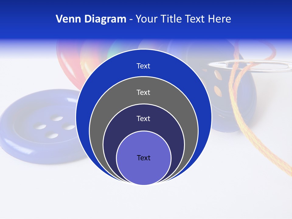 Circle Round Yellow PowerPoint Template