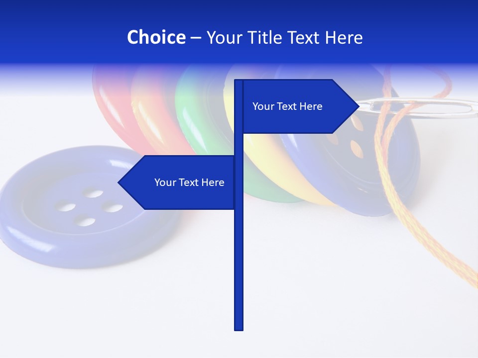 Circle Round Yellow PowerPoint Template