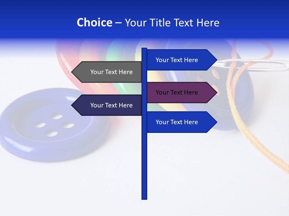 Circle Round Yellow PowerPoint Template
